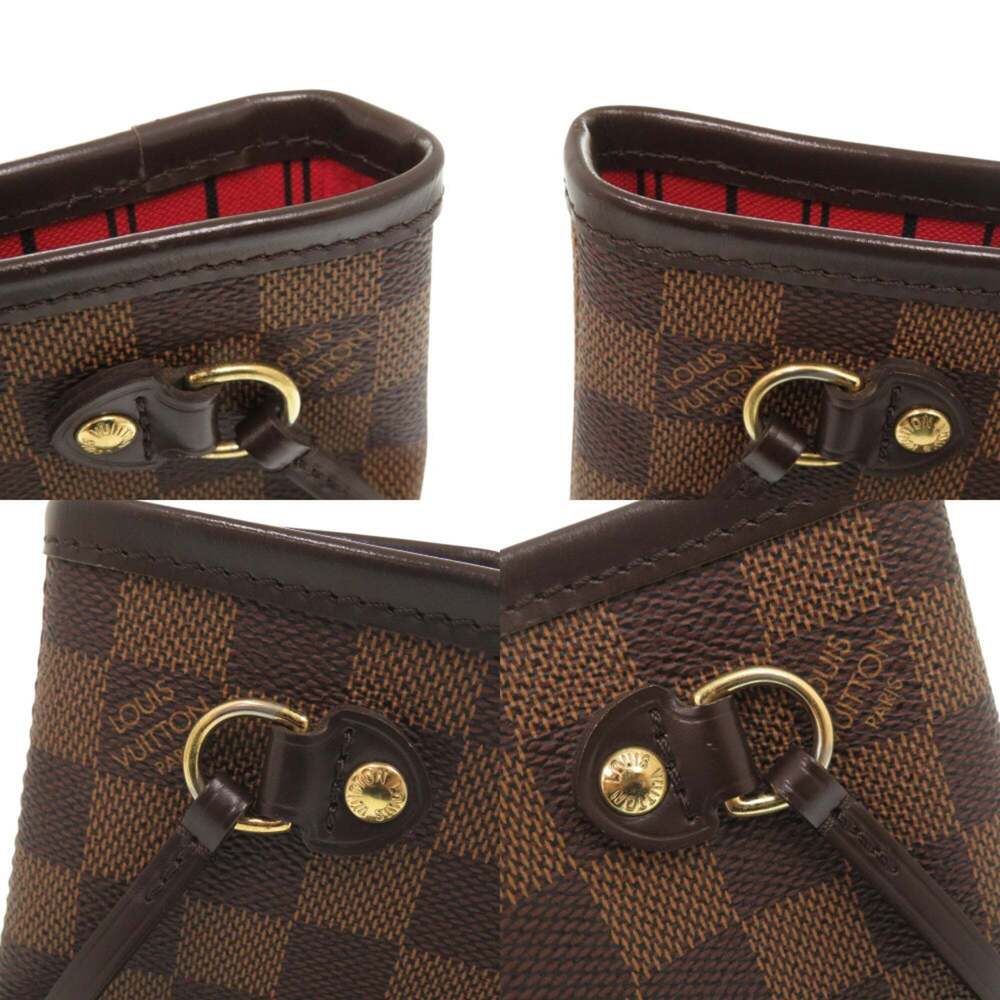 LOUIS VUITTON Brown Damier Neverfull PM Tote Bag - Picture 9 of 10